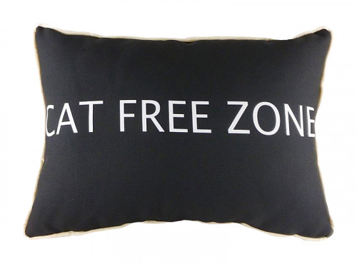 подушка с надписью cat free zone в Архангельске