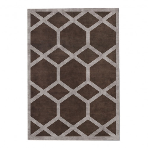 ковер ashton cocoa 120x170 коричневый в Архангельске