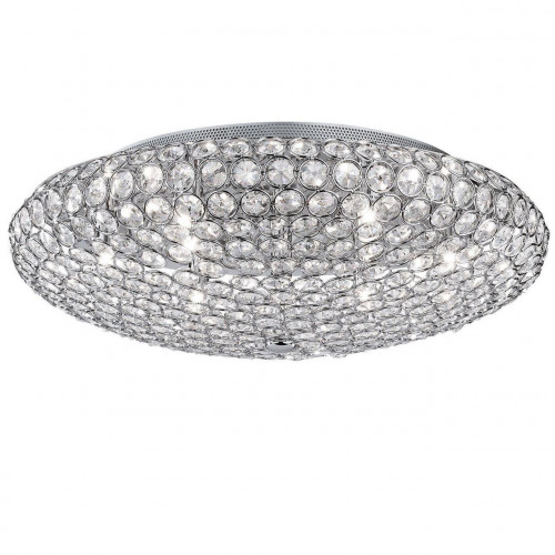 потолочный светильник ideal lux king pl9 cromo в Архангельске