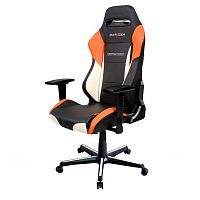 кресло геймерское dxracer drifting черно-бело-оранжевое в Архангельске