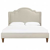 кровать двуспальная 160х200 бежевая cassis upholstered в Архангельске