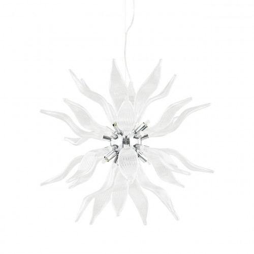 подвесной светильник ideal lux leaves sp8 bianco в Архангельске