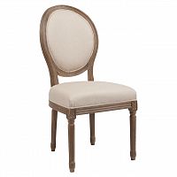 стул vintage french round кремовый лен медный в Архангельске