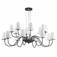 подвесная люстра lightstar diafano 758167 черная в Архангельске