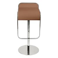 барный стул lem style piston stool коричневая кожа в Архангельске