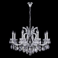 подвесная люстра crystal lux hollywood sp8 chrome в Архангельске