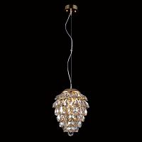 подвесной светильник crystal lux charme sp2+2 led gold/amber в Архангельске