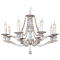 подвесная люстра idlamp eloisa 259/8-whiteplatina в Архангельске