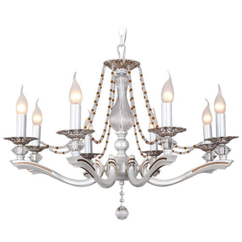 подвесная люстра idlamp eloisa 259/8-whiteplatina в Архангельске