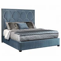 кровать двуспальная 180х200 голубая petals queen в Архангельске
