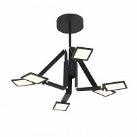 подвесная светодиодная люстра st luce teocoli sl841.402.06 черная в Архангельске