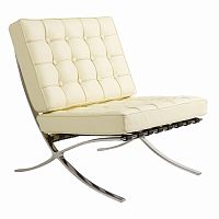 детское кресло barcelona chair кремовое в Архангельске