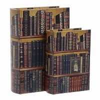 шкатулки-книги, набор из 2 шт. мультиколор в Архангельске