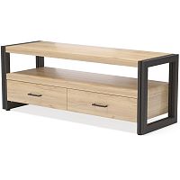 тумба под tv neo loft с двумя ящиками светло-коричневая в Архангельске