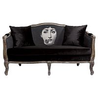 диван «комплимент» fornasetti прямой черный в Архангельске