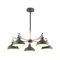 подвесная люстра odeon light lurdi 3329/5 черная в Архангельске