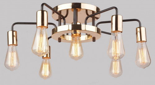 потолочная люстра arte lamp gelo a6001pl-7bk в Архангельске
