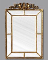 зеркало прямоугольное настенное золото ланкастер antique gold в Архангельске