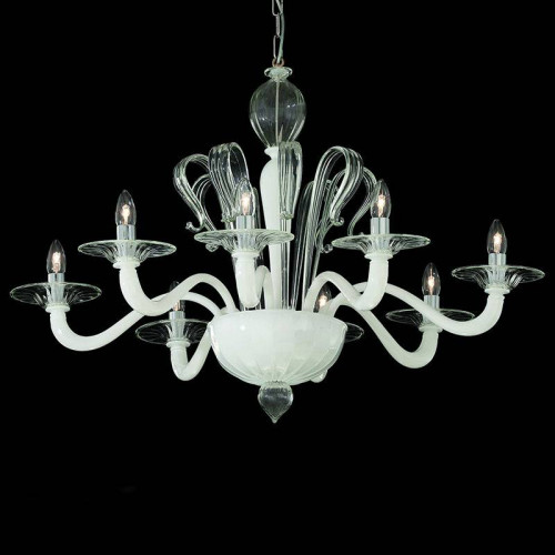 подвесная люстра ideal lux sogno sp8 bianco в Архангельске