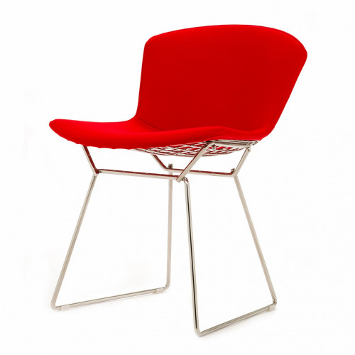 стул bertoia с обивкой красный в Архангельске