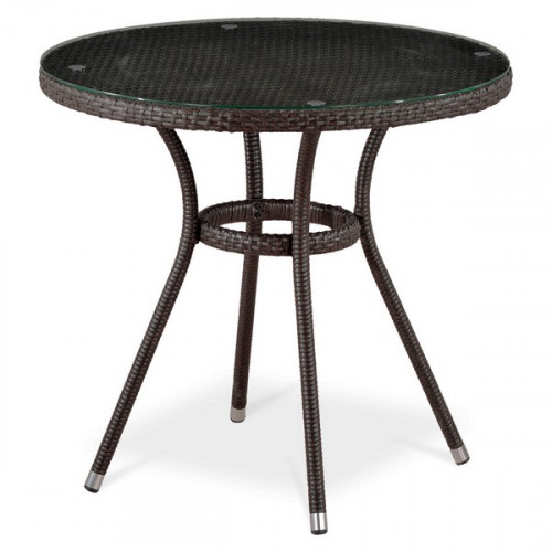 стол из иск. ротанга t283ant-w51-d80 brown в Архангельске