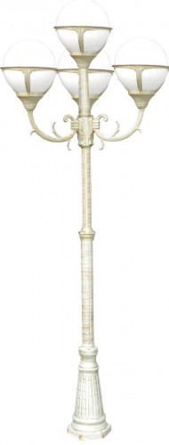 садово-парковый светильник arte lamp monaco a1497pa-4wg в Архангельске