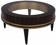 стол журнальный round низкий коричневый, прозрачный в Архангельске