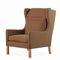кресло wingback коричневый в Архангельске