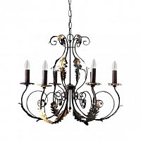 люстра 4962/6_v0580 от mm lampadari коричневая в Архангельске