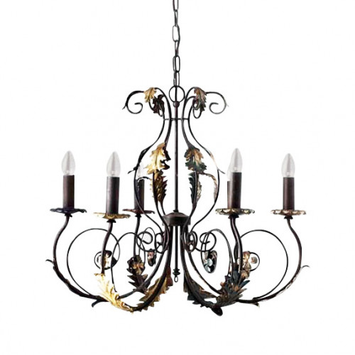 люстра 4962/6_v0580 от mm lampadari коричневая в Архангельске