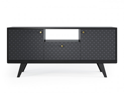 тумба под тв thimon черный дуб с принтом в Архангельске