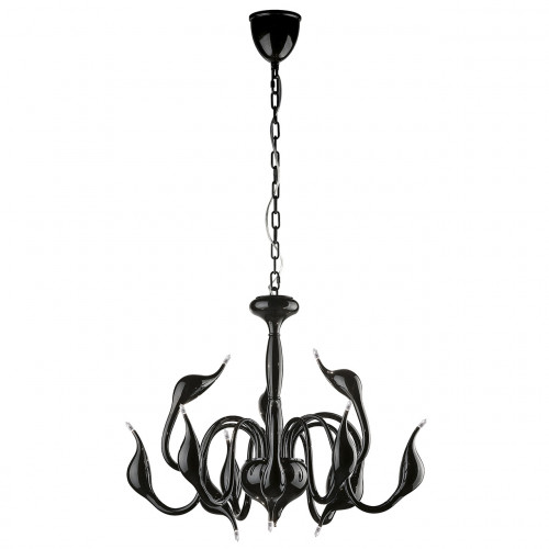 подвесная люстра lightstar cigno collo bk 751127 в Архангельске