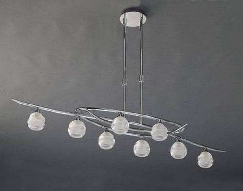 подвесная люстра mantra loop chrome 1800 в Архангельске