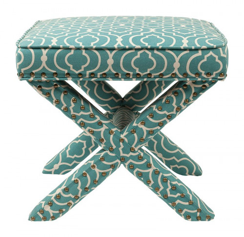 табурет мягкий бирюзовый remy ottoman в Архангельске