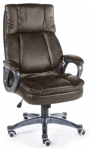 кресло для руководителя norden chairs мэдисон, обивка: искусственная кожа, цвет: экокожа темно-коричневая в Архангельске