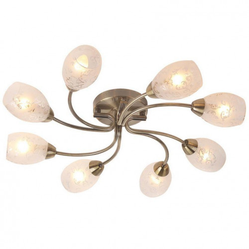 потолочная люстра idlamp carmina 201/8pf-oldbronze в Архангельске