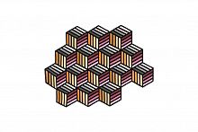 ковер parquet hexagon orange 203x153 от gan в Архангельске