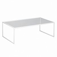стол журнальный london lite white прозрачное стекло в Архангельске