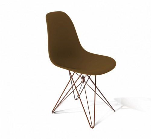 стул dsr коричневый s50 (eames style) в Архангельске