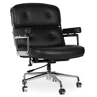 кресло eames style lobby chair черное в Архангельске
