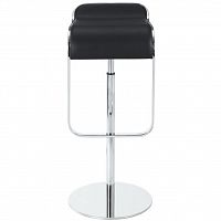барный стул lem style piston stool черная кожа в Архангельске