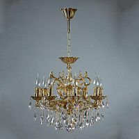 подвесная люстра ambiente leon 2128/8 wp tear drop бронза в Архангельске