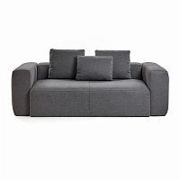 диван blok sofa 3 темно-серый от la forma (ex julia grup) в Архангельске