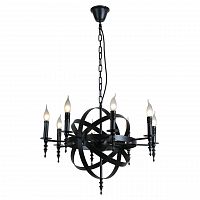 подвесная люстра lussole loft iv lsp-9300 черная в Архангельске