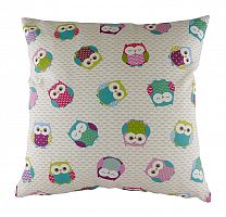 подушка с принтом owl print pink в Архангельске