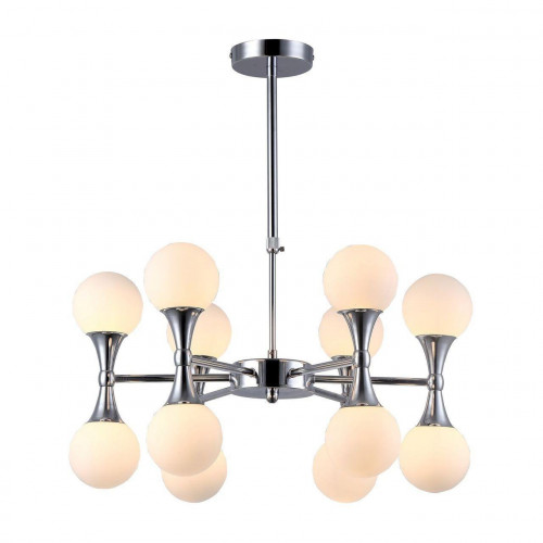 подвесная люстра arte lamp a9162lm-12cc белая в Архангельске