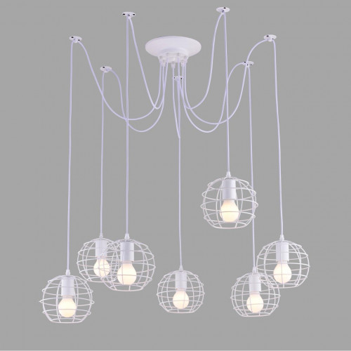 подвесная люстра arte lamp a1110sp-7wh в Архангельске