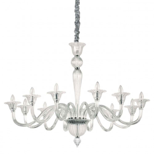 подвесная люстра ideal lux brigitta sp12 trasparente в Архангельске