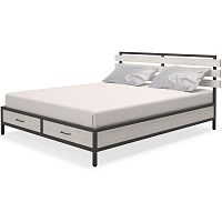 кровать двуспальная 160х200 белая neo loft в Архангельске