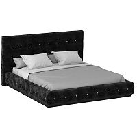 кровать двуспальная 160х200 черная kristal black в Архангельске